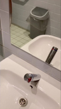Jacking off in Parking Lot Bathroom in Antwerp