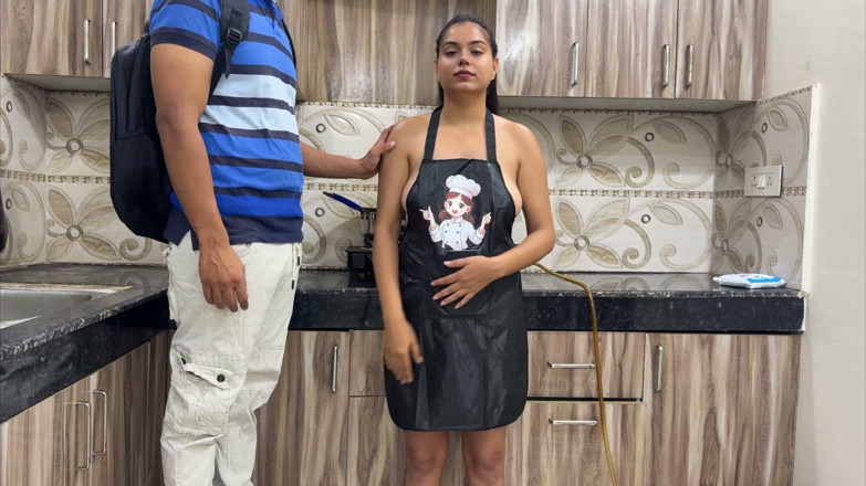 Hornycouple149: MILF Sara Caught Naked in the Kitchen! Stepson Banged Her...