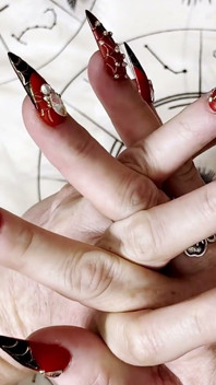 Fingernail asmr - jari mengocok dengan sensual, menyodok kuku & mengekspresikan tangan