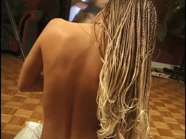 Radical Interracial: Hot ebony sucks big dick