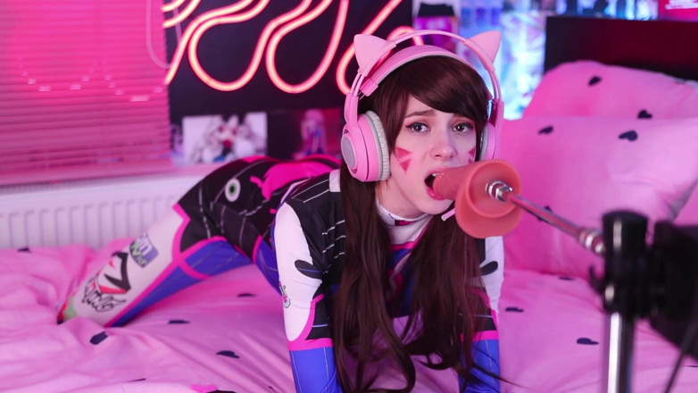 Yukki Amey: D.va Overwatch Pilotes Dva overwatch cu mașina de futut