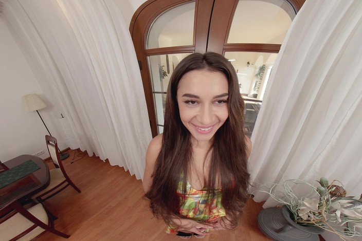 Little Caprice VR: Vanessa Like to Solve Problems with Her Pussy