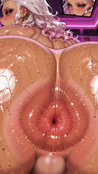 Anal Licking and Shaving & Anime Highlights - Tanned Futanari Gyaru Fetish Play & JOI