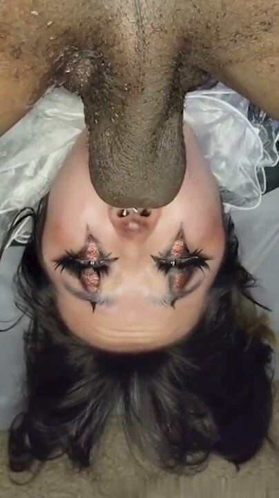 Petite creampie Asian Cumdump sluts: Messy Halloween Clown Sloppy BBC - Cum on Clown Makeup