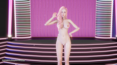 [mmd] Wonder Girls - Tell Me Seraphine Sexy Naked Dance League of Legends Hentai