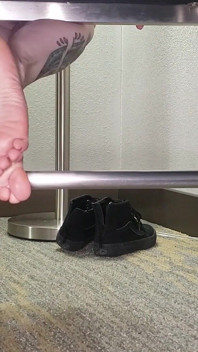 Shoe Removal and Foot Rubbing