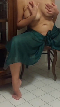 Selena's Sexy Games in Bathroom