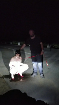 This Old Slut Loves to Piss on the Public