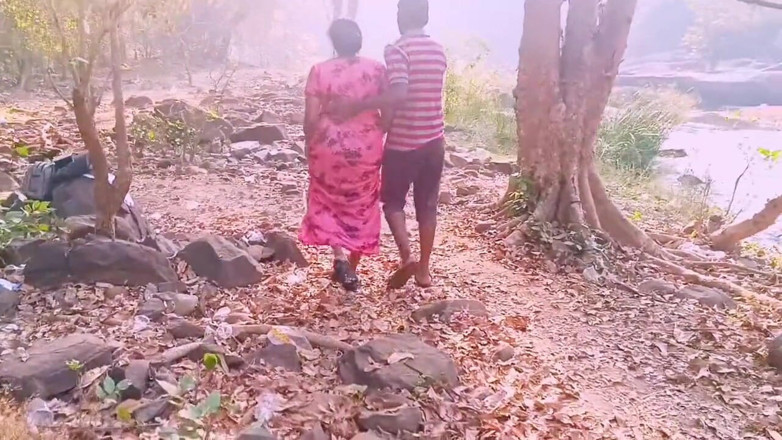 Telugu honey lips: Desi Stepmom and Stepson Outdoor Sex Telugu Dirty Talks