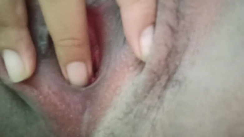 Desi Angel: Horny Indain Stepaunty fingering and masturbating closeup
