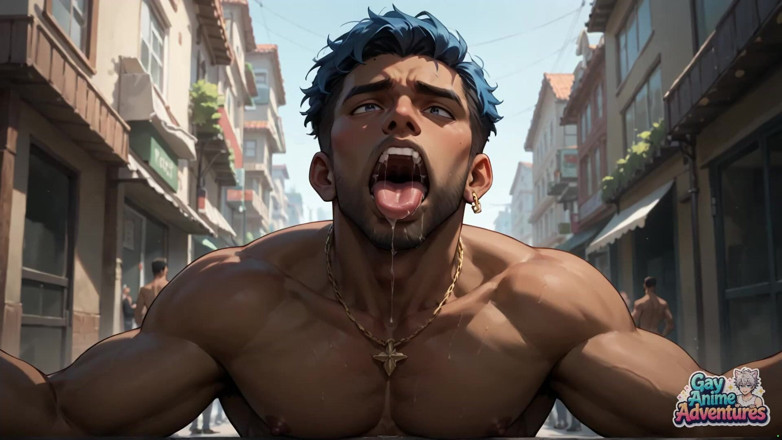 Gay Anime Adventures: Dva roztrhaní hřebci se střetnou na Sunny Street, s Bazooka...