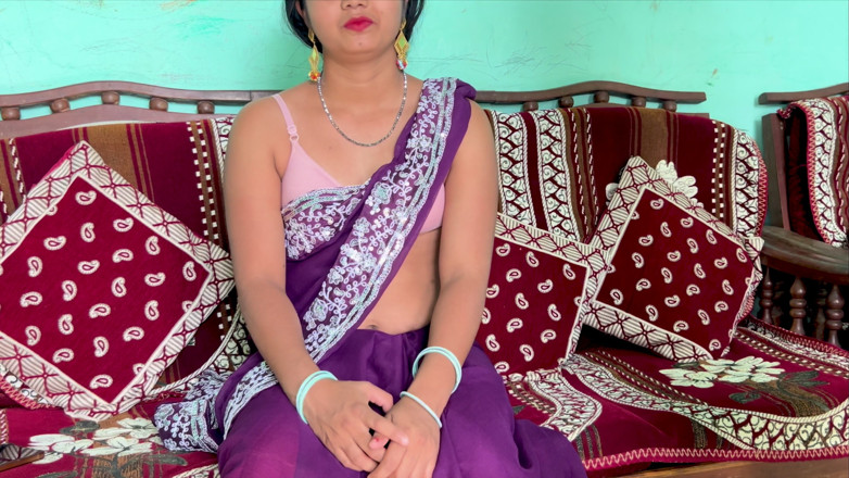 Raniki chut: Indische desi bahu genießt sexmomente mit Sasur im Schlafzimmer Volles...