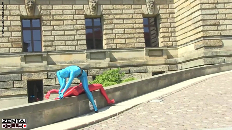 ZentaiDolls: Şehirdeki Zentai Modelleri