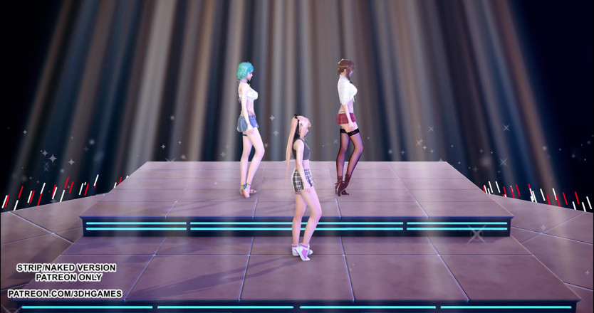 3D-Hentai Games: [mmd] veroveraar Doa Marie Rose Misaki Taki Taki Hete dans 4k 60...