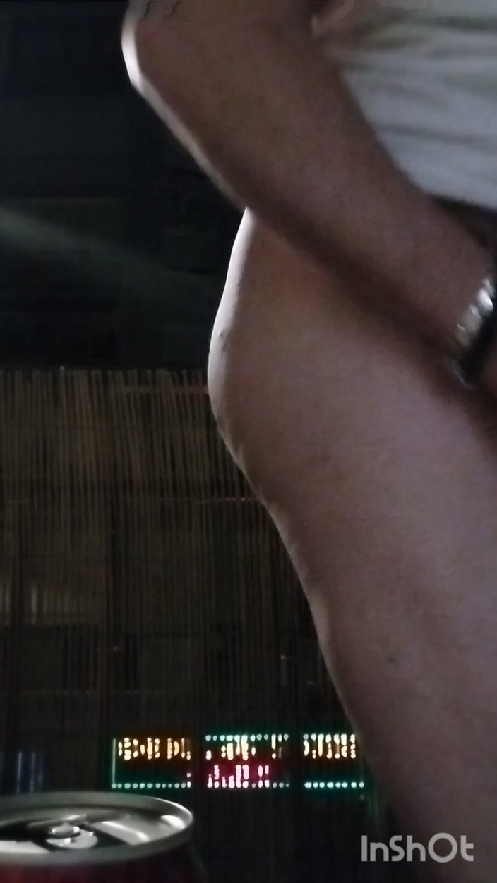 Morbosete000: On the Balcony Showing My Ass in Thong