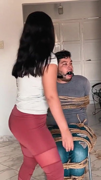 Chubby Boy Cant Escape Our Ropes