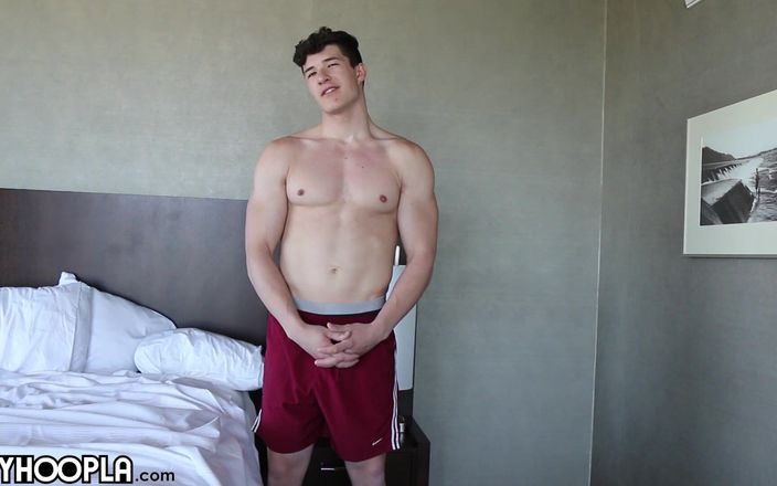 Gay Hoopla: Großer hengst brett lucci wichst seinen schwanz