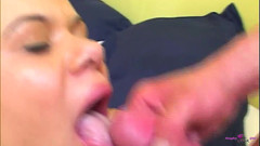 Naughty Black Girls: Ze kreeg haar kont geslagen door een man en haar...