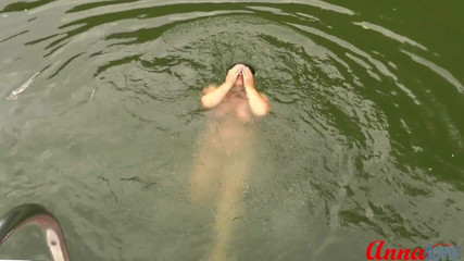 Anna Devot: Boat Special: Double insemination fucking mouth