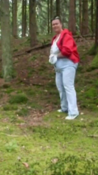 Jen Is Pissing in the Forest