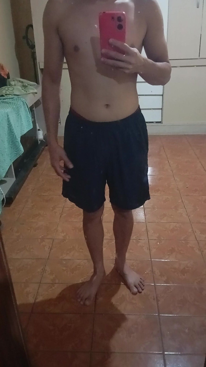 Ray Oliver: Boy in Shorts in the Mirror