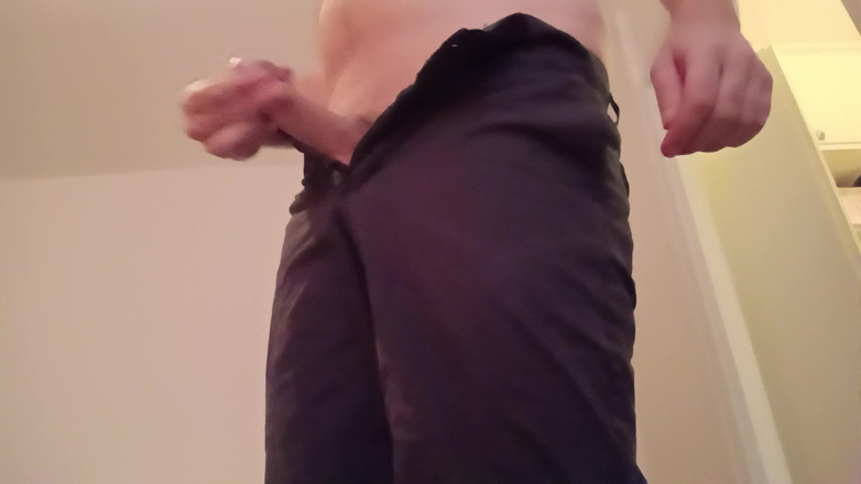 Ed Eden: Black Shorts Masturbation