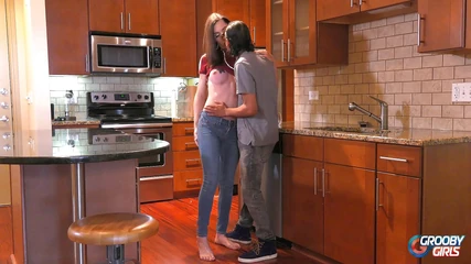 Grooby Girls: TGirl Melanie Brooks gets her ass fucked!