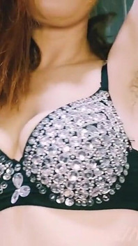 An Stepaunt with Glasses and Fishnet Tights Is Flirting with You, Teasing You. Fingers in a Hairy Pussy. Hairy Armpit Fetish.