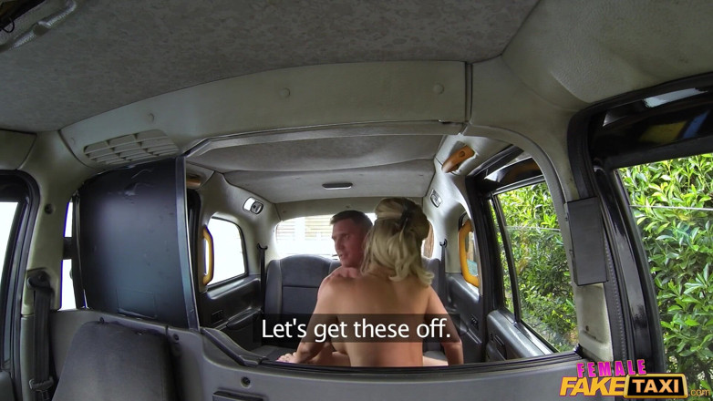 Female Fake Taxi: Female Fake Taxi - Blonde Blonde Cab Driver Gives a Hot...