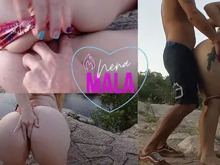 Mi scopo un turista nel fiume argentina - amatoriale all'aperto