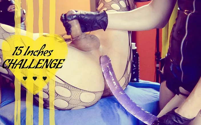 Fetish Explorers: Sissy Training 15 Inches Dildo Challenge