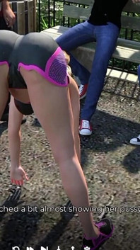 La calda matrigna MILF mi ringrazia per averla salvata nel parco!!