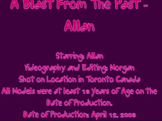The Great Canadian Male: A blast from the past - Allan