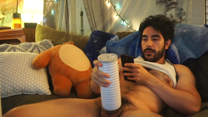 Geraldo_Rivera: Edging with My Lovense Max 2 + creampie