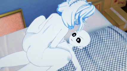 Hentai Smash: Sansは女性のSansをクソし、彼女の中に射精します-Undertale変態。