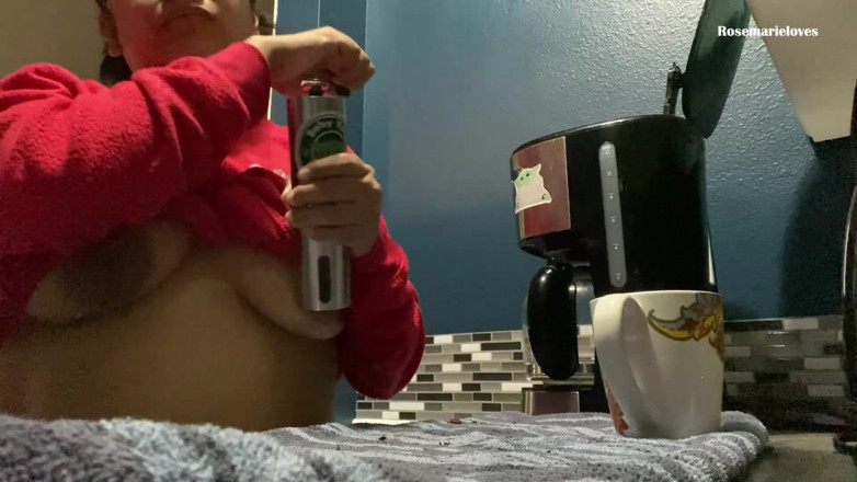 RosemarieLoves: Pov - tante seksi asmr lagi asik ngentot biji kopi sambil...