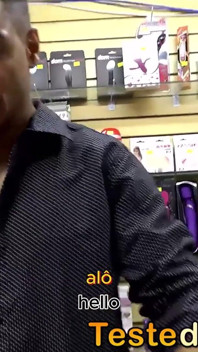 The Blonde and the Sexy Shop Salesman