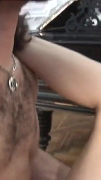 Very hot threesome scene for a hot slut who loves being fucked by two horny males
