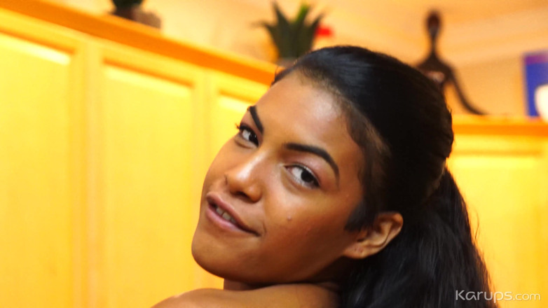 Karups Solo: Big Ass Latina Teen's Tight Pussy Creams as She Edges...