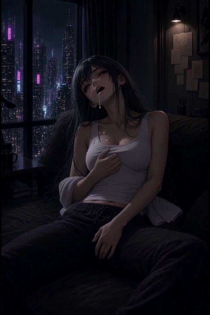 Wertstofsamler: 애니메이션 녹색 머리 사이버 펑크 비 창 섹스