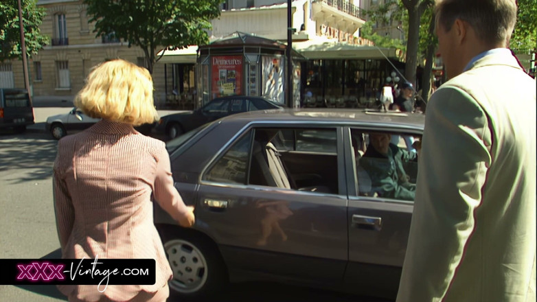 XXX-Vintage: Giro in taxi anale