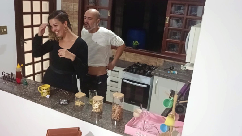 Victor SweetCoupleStories: Anal Sex with Hotwife Unfaithful Wife in the Bar Pantry