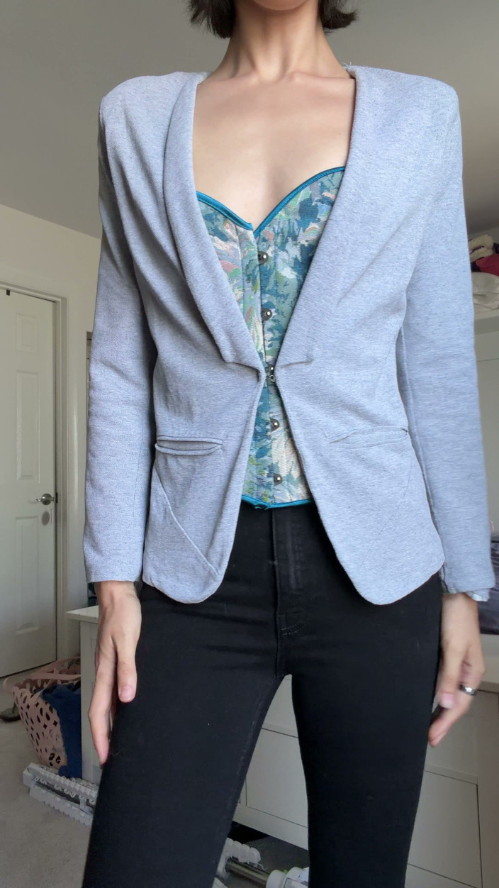 Ms_Emmy_Lynn: Sfw Corset Jeans Sexy Business Outfit