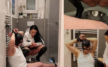 Lady Luciana Di Domizio: Latihan yang jijik dengan sup tandas