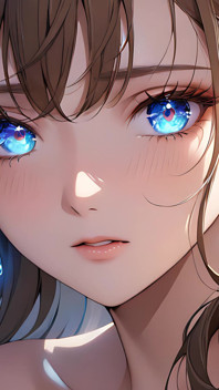 Emosi Ethereal - Ai Girl Dengan Air Mata Bercahaya Dalam Rakaman Dekat Intim