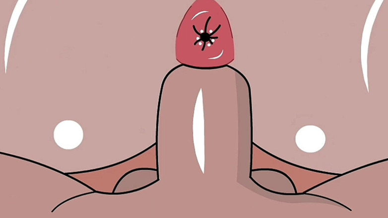 Animate golden: De kont van een roodharige breken (animatie)