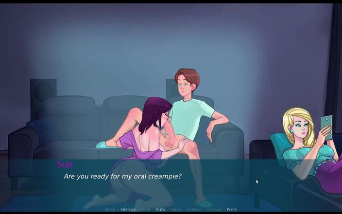 Cumming Gaming: Sexnote - всі сцени сексу, табу хентай, порногра, еп.5, камшот на обличчя після того, як моя мачуха зробила чудову дрочку цицьками