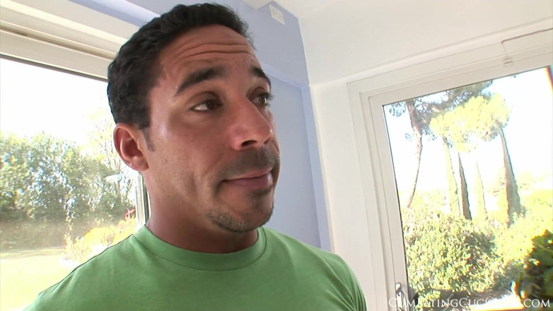Cum Eating Cuckolds: Aj Estrada dá a seu corno uma bola de neve...