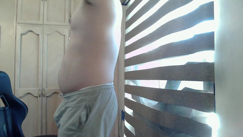 Himbo_Fox: Svalnatý camboy cvičí svou horní část těla