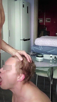 Hard fuck in the mouth. In the mouth like in the pussy